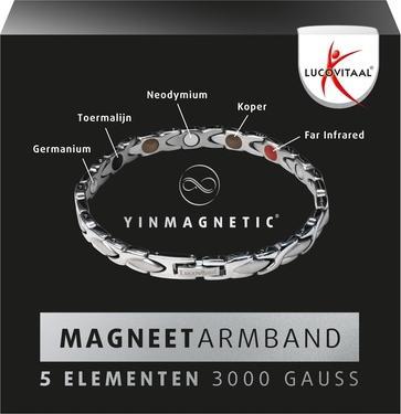 Immagine prodotto Lucovitaal Magnetic Bracelet Ym@ Silver (Argento)