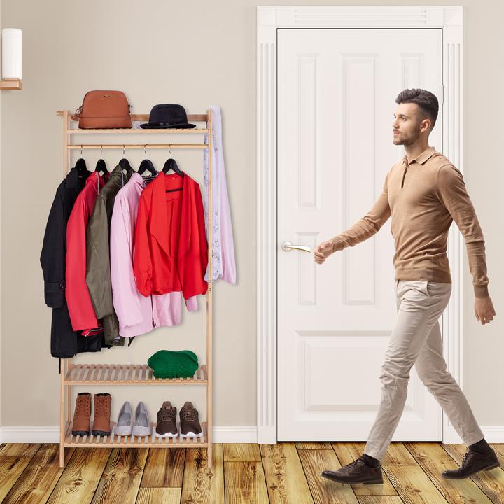 Actual product image Relaxdays Clothes rack