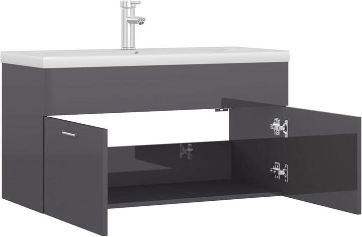 Produktbild vidaXL Waschbeckenunterschrank und Waschbecken