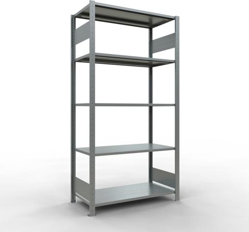Immagine prodotto Schulte Lagertechnik Sistema di scaffalature di base senza viti MULTIplus150 con ripiani di lunghezza