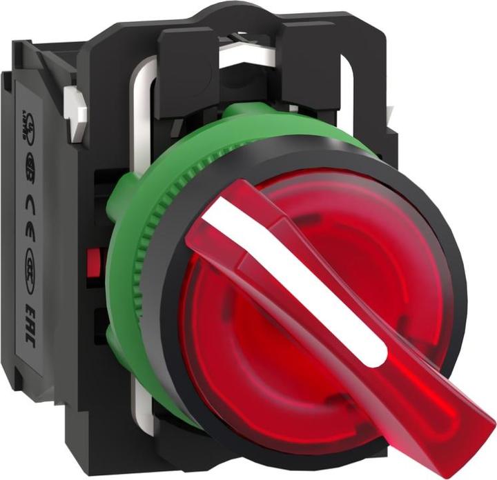 Produktbild Schneider Electric Ill Selector switch 2P Red 1NO/1NC 24V