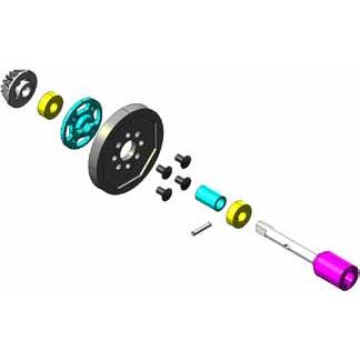 Thumbnail - Tamiya Ersatzteil 300054500 TT-02 Hig