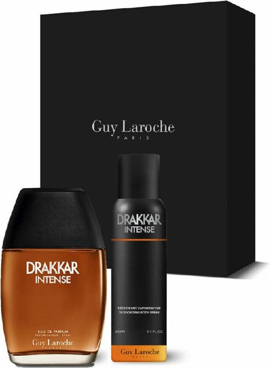 Actual product image Guy Laroche DRAKKAR NOIR INTENSE EDP100+DEO SPRAY200 (Eau de parfum)