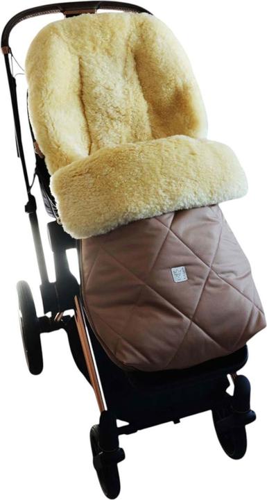 Actual product image Kaiser Baby Kaiser Lammfell Fusssack Coosy, sand