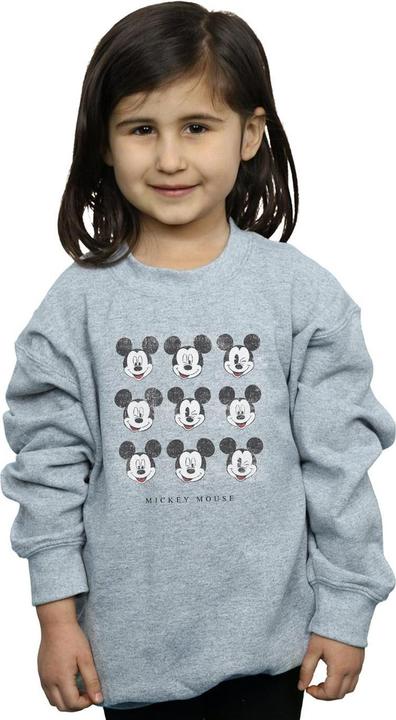 Actual product image Disney Girls Mickey Mouse Wink And Smile Sweatshirt (128)