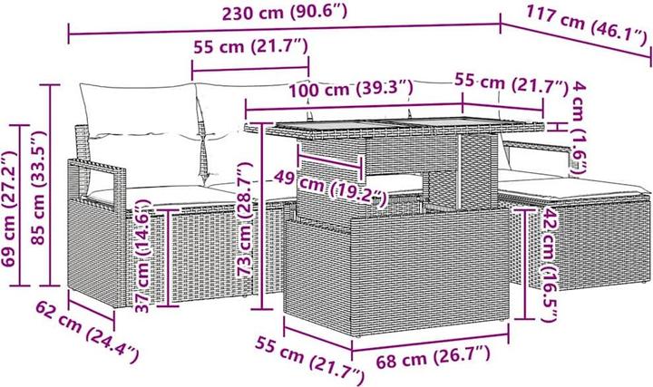 Produktbild vidaXL Clarissa