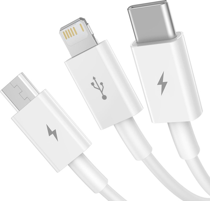 Actual product image Baseus 3 in 1 Multicharger USB-Cable (1.50 m, USB 2.0)