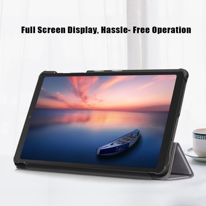 Actual product image MU Classic Triple foldable leather cover (Galaxy Tab A7 Lite 8.7)