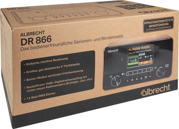 Image du produit Albrecht DR 866 (DAB+ DAB, FM, Bluetooth)