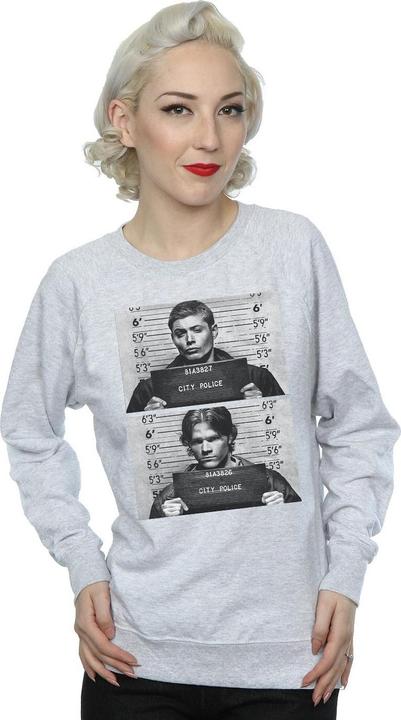 Image du produit Supernatural Sweatshirt Winchester Mugshot Femme/Femme (XXL)