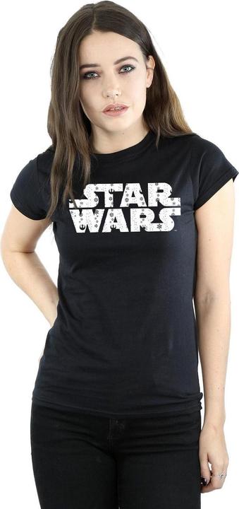 Immagine prodotto Star Wars Christmas Logo Maglietta Donna (XL)
