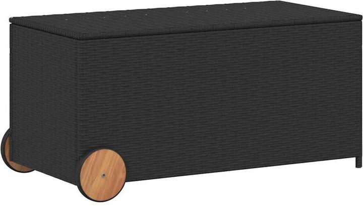 Actual product image vidaXL Gartentruhe mit Rollen 190L