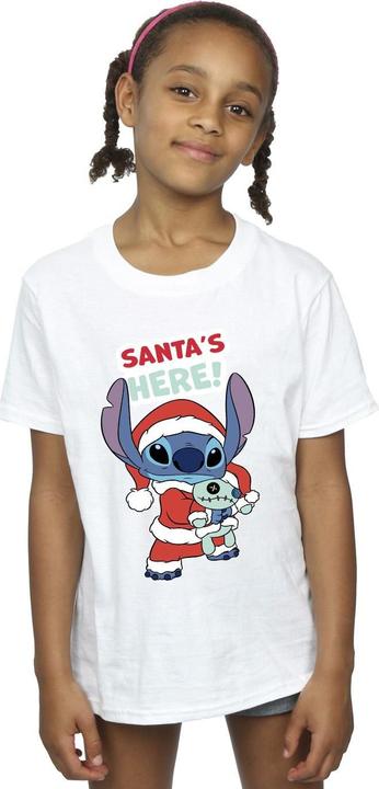 Image du produit Disney - T-shirt LILO & STITCH SANTA'S HERE - Fille (116)