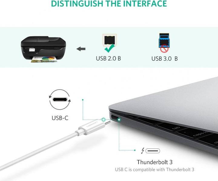 Actual product image Ugreen US241 (2 m, USB 2.0)