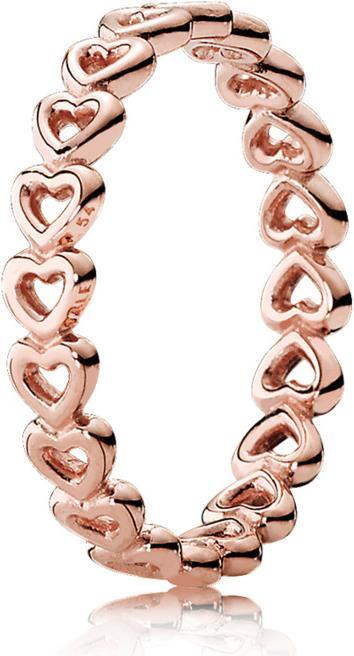 Pandora Anello di cuori intrecciati