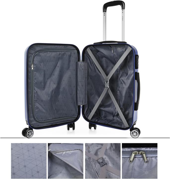 Actual product image Itaca Hard Shell Suitcase Set with Combination Lock (11 l)