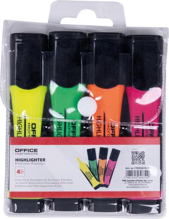 Office Products Textmarker-Set (4x)