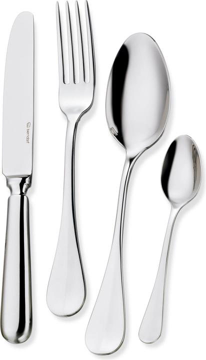 Berndorf Tafelbesteck 24 teilig, Hohlheft, Baguette Luzern (24 Stück, Besteck Set)