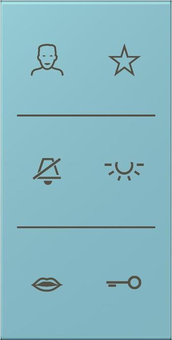 Actual product image JUNG Design cover video 3-fold