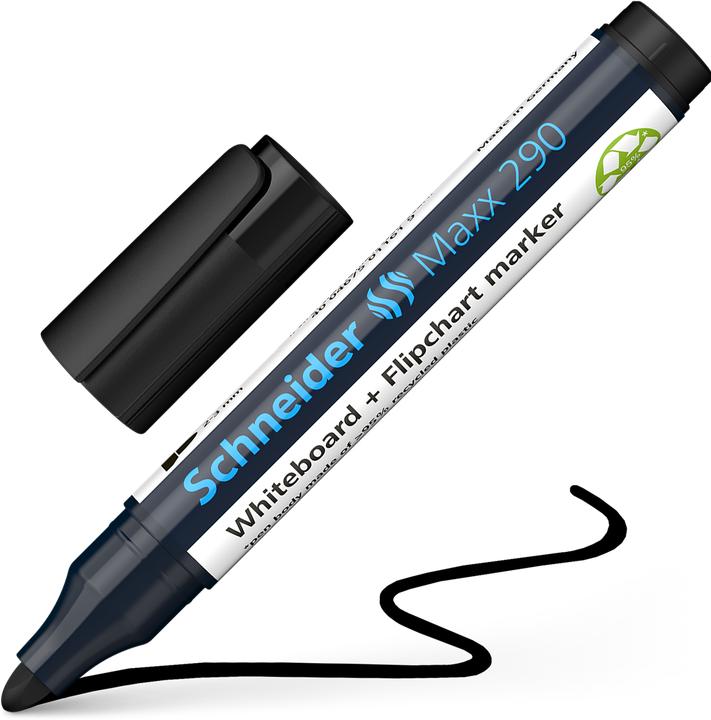 Produktbild Schneider Whiteboardmarker Maxx 290 (Schwarz, 3 mm, 1 x)