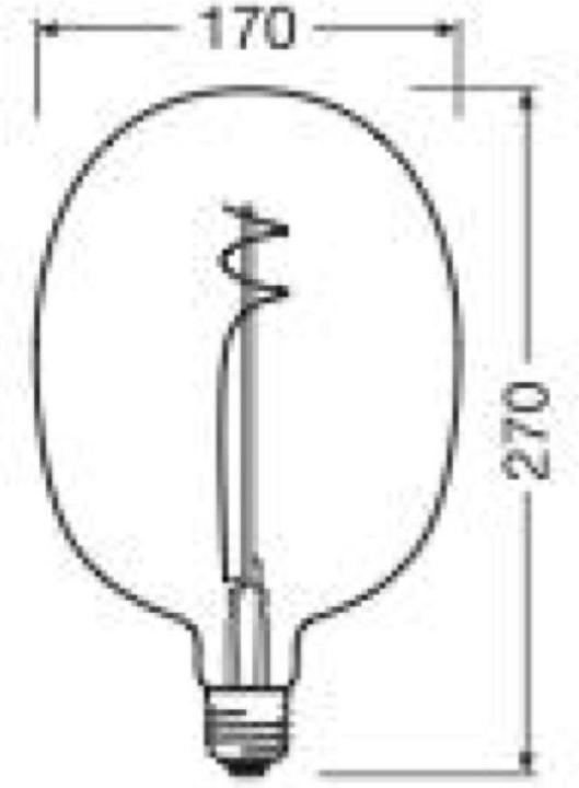 Produktbild Osram Vintage 1906 (E27, 4.80 W, 400 lm, 1 x, G)