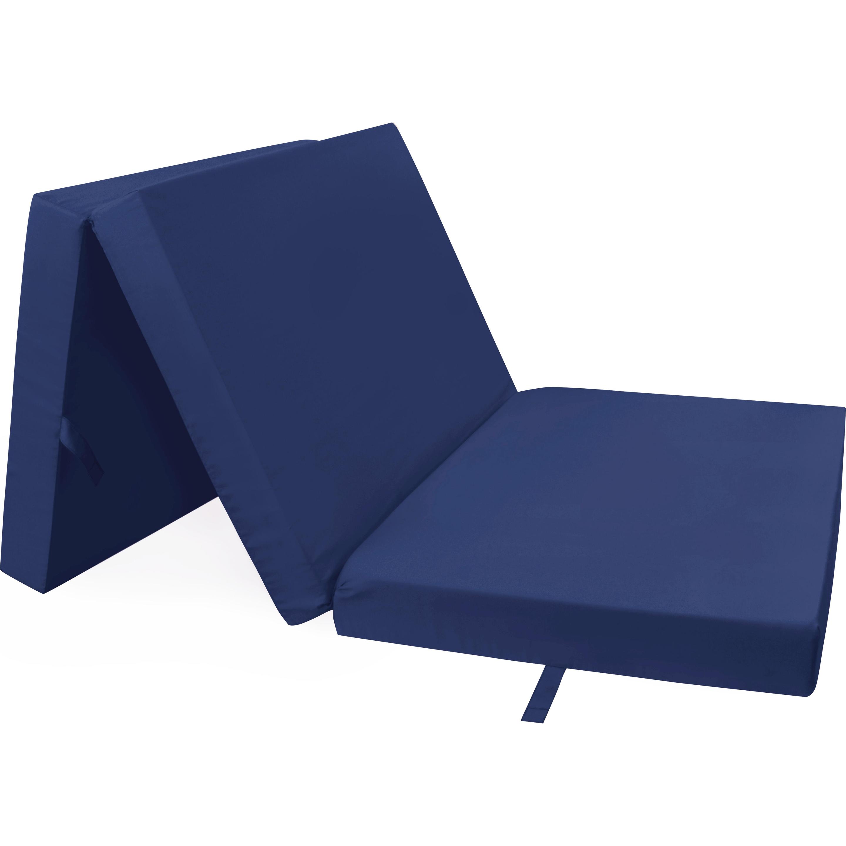 Herlag Klappmatratze Senior blau 195x85 cm Faltmatratze Campingmatratze (P05010-2150MCT)