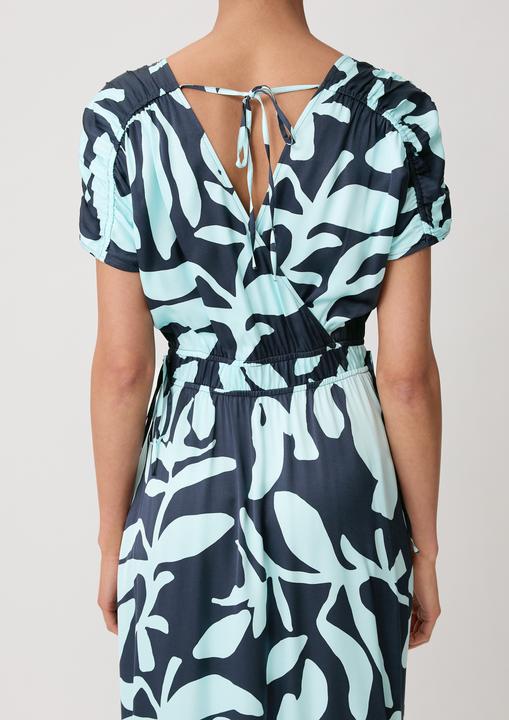 Produktbild Comma Kleid Satinkleid mit Raffung (32)