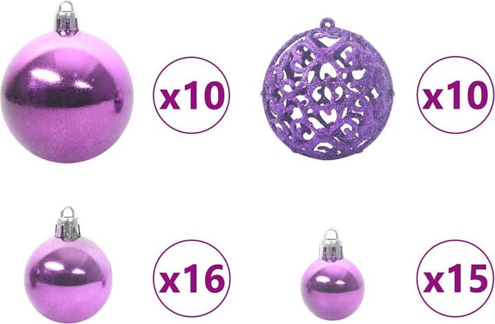 Actual product image vidaXL Weihnachtsbaum Dekoration (240 cm)