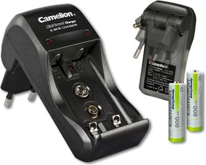 Actual product image Camelion Plug-in charger BC-1001A including 2 NiMH rechargeable batteries Micro AAA, 800mAh (2 pcs., AAA)