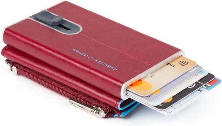 Actual product image Piquadro Blue Square - Compact Wallet for notes and credit cards