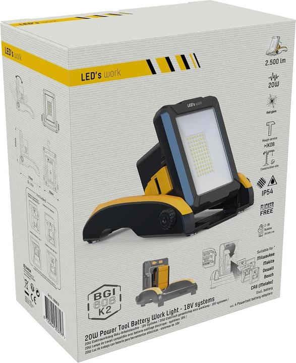 Actual product image Shada Battery light (2900 lm)