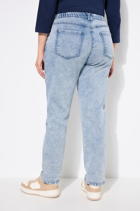 Immagine prodotto Ulla Popken pantaloni boyfriend in jersey, gamba ampia, cintura comfort (42)