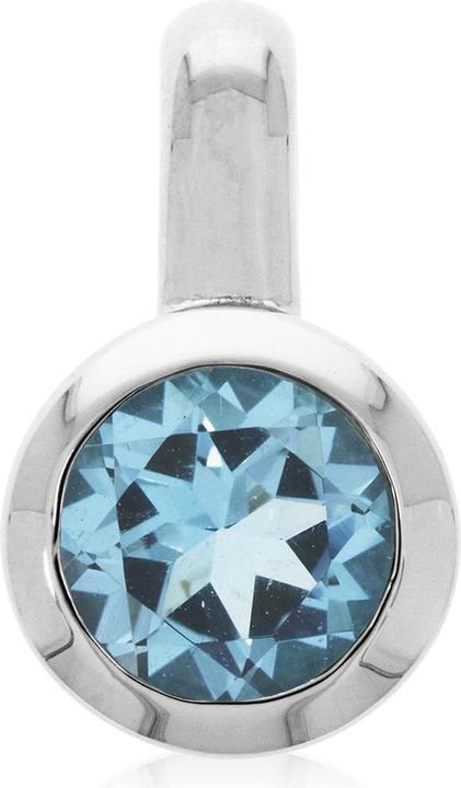 Image du produit Xen Pendentif avec 7 mm topaze bleue env. 1,65 ct. (Argent sterling 925)