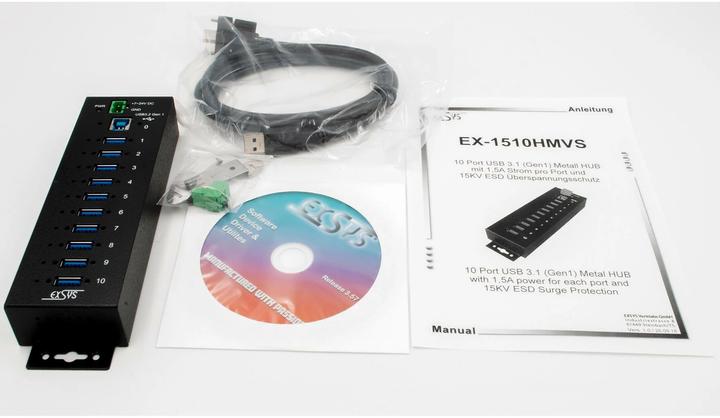 Immagine prodotto Exsys EX-1510HMVS (USB-B, 10 porte)