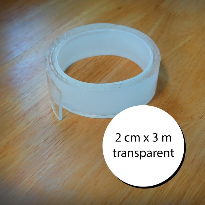 Image du produit Hermex Nano-Tape Ruban adhésif double face Ruban adhésif nano Ruban adhésif de montage (20 mm)
