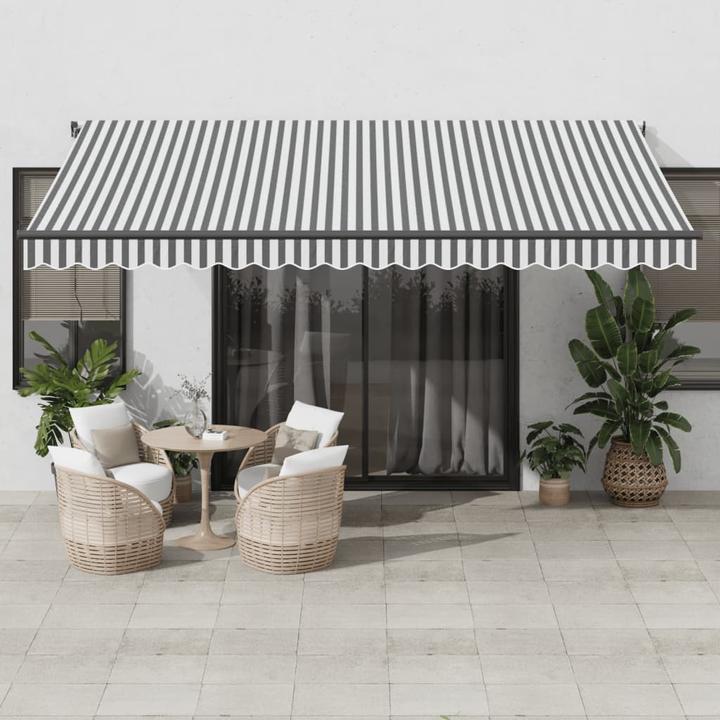 Produktbild VidaXL Markise Gelenkarmmarkise Sonnenmarkise Automatisch mit LEDs 450x350cm (4.50 m)