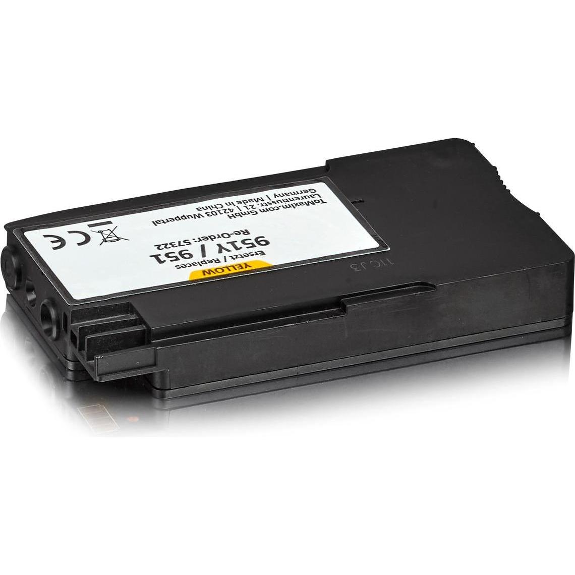 Inkadoo, Druckerpatrone, Druckerpatronen kompatibel zu HP CN052AE / 951 Tintenpatrone Gelb Gelb (Y)