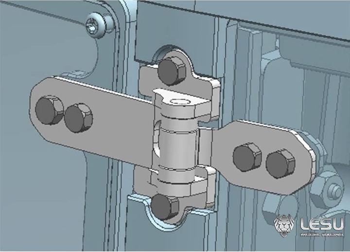 Actual product image Thicon Models 50395 Door hinge 1 pc.