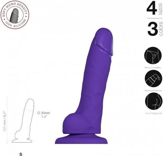 Produktbild Strap-on-me Soft Realistic Purple Size S