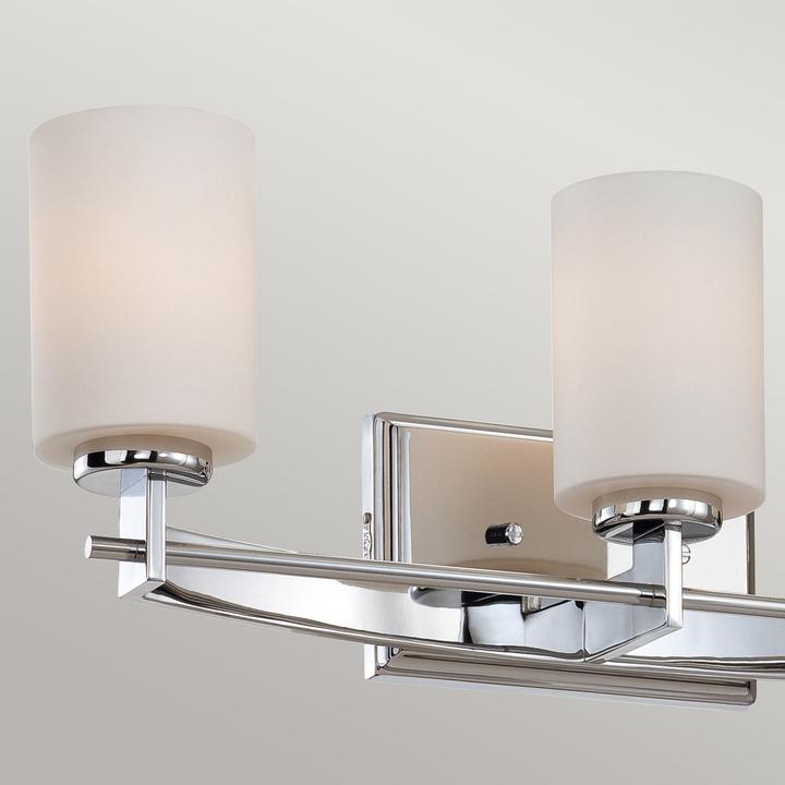 Actual product image Elstead Lighting Taylor LED wall light G9 triple polished chrome IP44 (960 lm, G9)