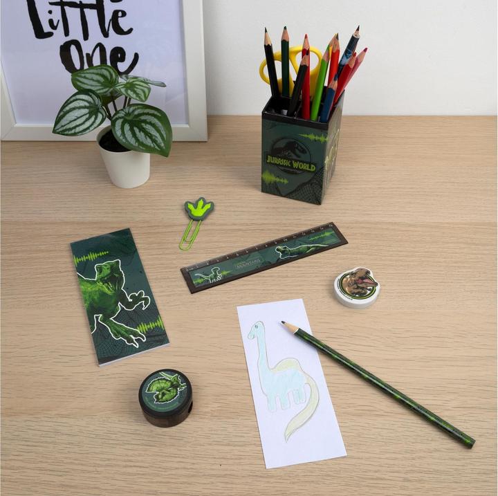 Image du produit Undercover Porte-stylo rempli 7 pièces Jurassic World