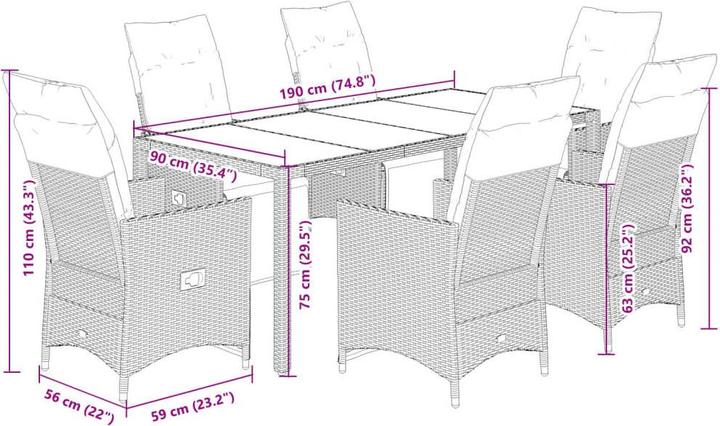 Image du produit VidaXL Vöhringen (190 cm)