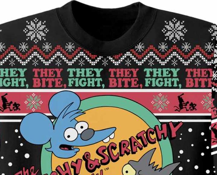 Produktbild The Simpsons Itchy And Scratchy Show Pullover (L)