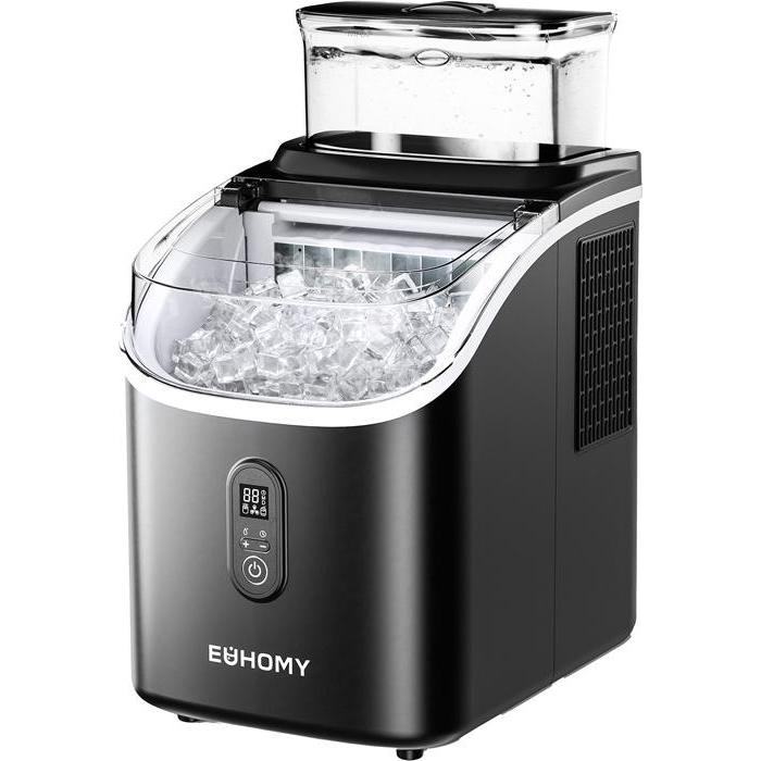 Euhomy IM005 15kg ice cube maker (black), Macchine per il gelato + fabbricatori di ghiaccio, Nero