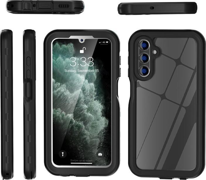 Actual product image Redpepper Samsung Galaxy A15 - IP68 SAM Series Wasserdichtes Outdoor Case, schwarz (Samsung Galaxy A15, Samsung Galaxy A15 5G)