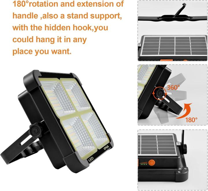 Actual product image Iodoo Solar-Arbeitslicht (10000 lm)