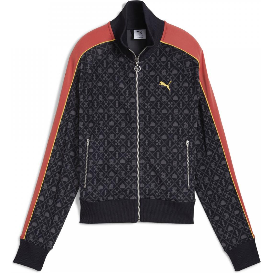 Puma, Damen, Laufjacke, ROAD TO UNITY AOP Track Jacket DK (L), Grün, L