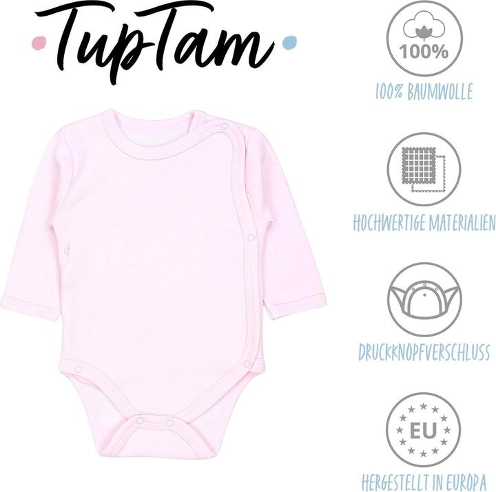 Produktbild TupTam Wickelbody Langarm - 5er Set (62)