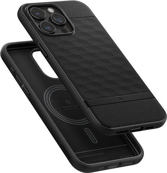 Actual product image Caseology Parallax MAG iPhone 15 Pro Max 6.7" Magsafe Czarny/Matte Black ACS06614 (Apple iPhone 15 Pro Max)