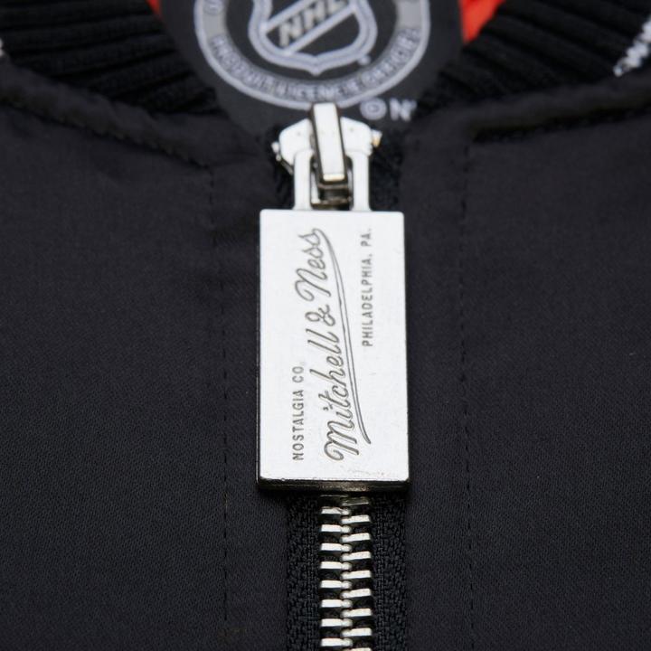 Actual product image Mitchell & Ness M&N Heavyweight Satin Jacke NHL Anaheim Ducks - M (M)